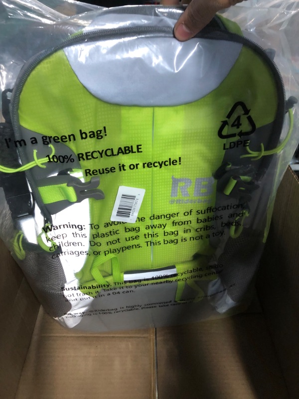Photo 1 of Riderbag 35L Reflective Backpack Biking Backpack Hi Vis