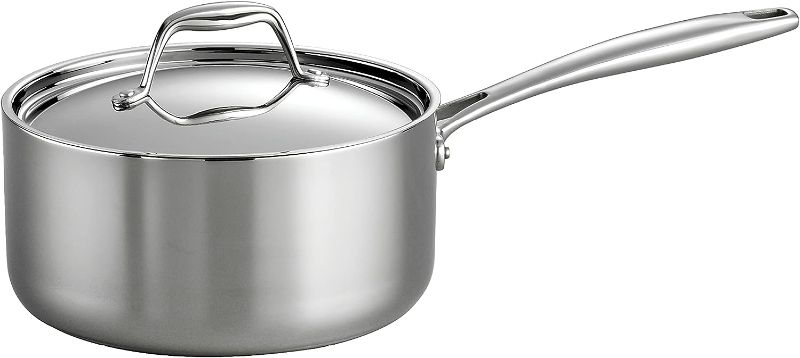 Photo 1 of *****NO COVER*******Tramontina Sauce Pan Stainless Steel Tri-Ply Clad 3 Qt, 80116/023DS 3-Quart SAUCEPAN Cookware