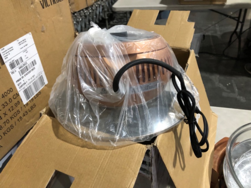 Photo 5 of ***USED - CRACKED - DAMAGED - SEE PICTURES - UNABLE TO TEST***
Big Boss 16Qt Large Air Fryer – Large Capacity Easy to Use Air Fryer Oven - Copper