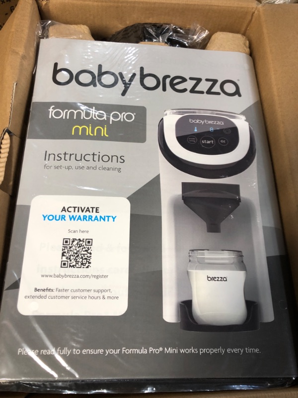 Photo 2 of Baby Brezza Formula Pro Mini Baby Formula Maker – Small Baby Formula Mixer Machine Fits Small Spaces and is Portable for Travel–