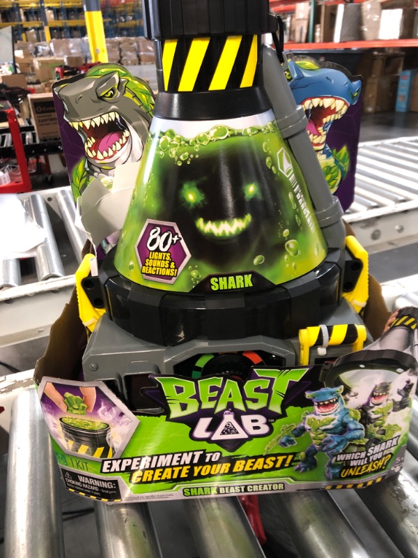 Photo 3 of Beast Lab – Shark Beast Creator. Add Ingredients & Follow The Experiment's Steps to Create Your Beast! with Real Bio Mist & 80+ Lights, Sounds and Reactions – Shark Style May Vary Sharks