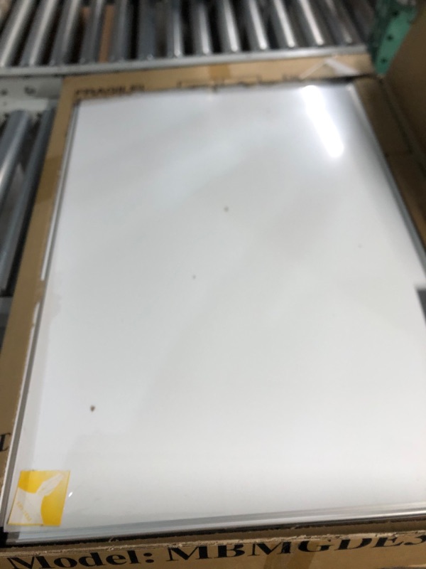 Photo 3 of XBoard Magnetic Dry Erase Board/Whiteboard, 36 X 24 Inches, Double Sided White Board,1 Dry Eraser & 3 Dry Erase Markers