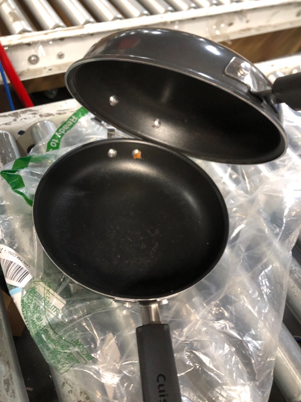 Photo 4 of * see all images *
Cuisinart FP2-24BK 10-inch Nonstick Set Frittata Non-Stick Sauce Pan, Black/Stainless Steel