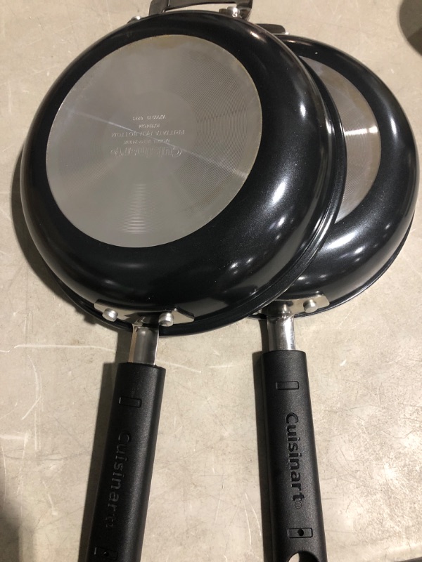 Photo 5 of * see all images *
Cuisinart FP2-24BK 10-inch Nonstick Set Frittata Non-Stick Sauce Pan, Black/Stainless Steel