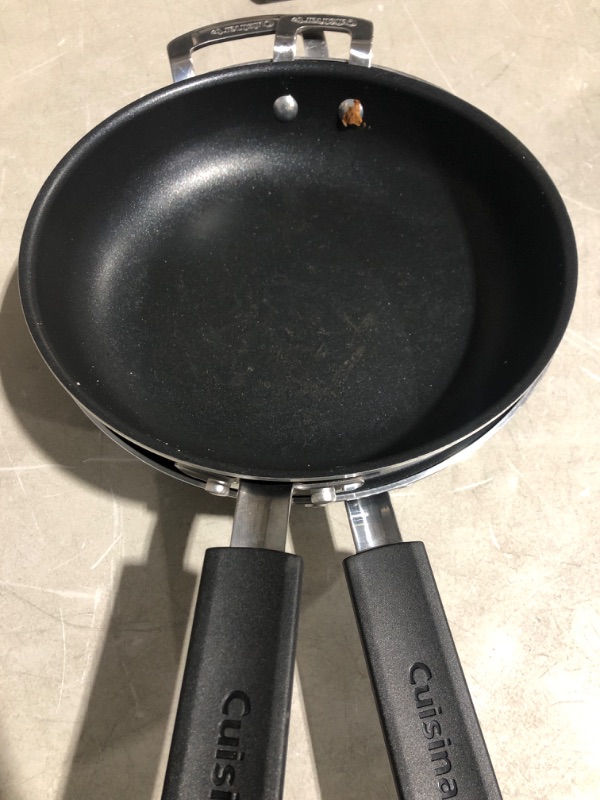 Photo 2 of * see all images *
Cuisinart FP2-24BK 10-inch Nonstick Set Frittata Non-Stick Sauce Pan, Black/Stainless Steel