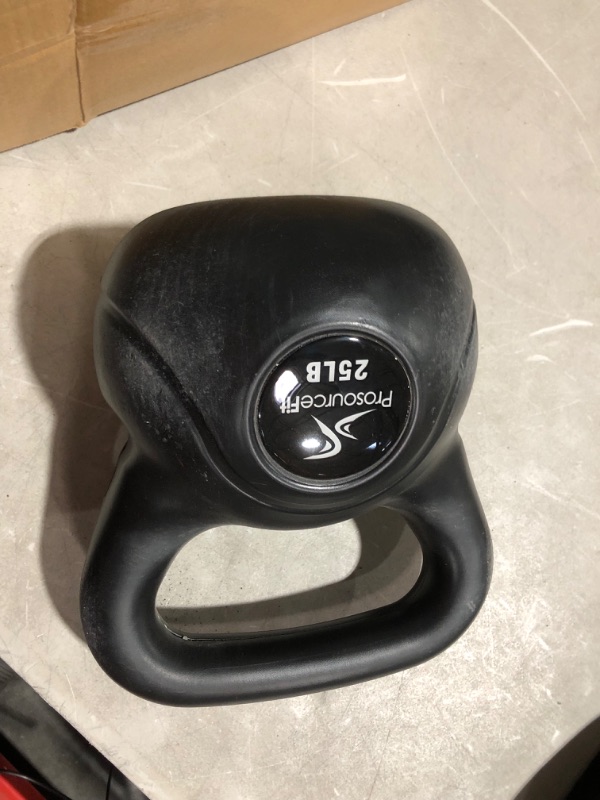 Photo 2 of ***USED - SCRATCHED***
ProSource Vinyl Plastic Kettlebell 25lb