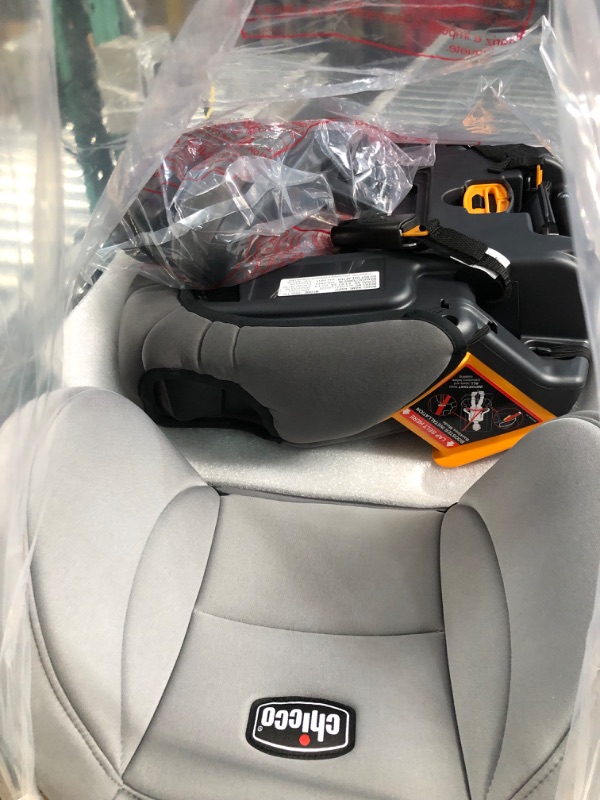 Photo 1 of Chicco KidFit ClearTex Plus 2-in-1 Belt-Positioning Booster Car Seat, Backless, Grey
