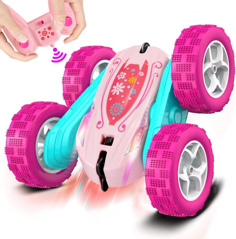 Photo 1 of ***NOT FUNCTIONAL - BROKEN - RATTLES WHEN SHAKEN - FOR PARTS ONLY - SEE COMMENTS***
FREE TO FLY Rc Stunt Cars: Double Sided 360°Flip Rotating 4WD Race Car Toy