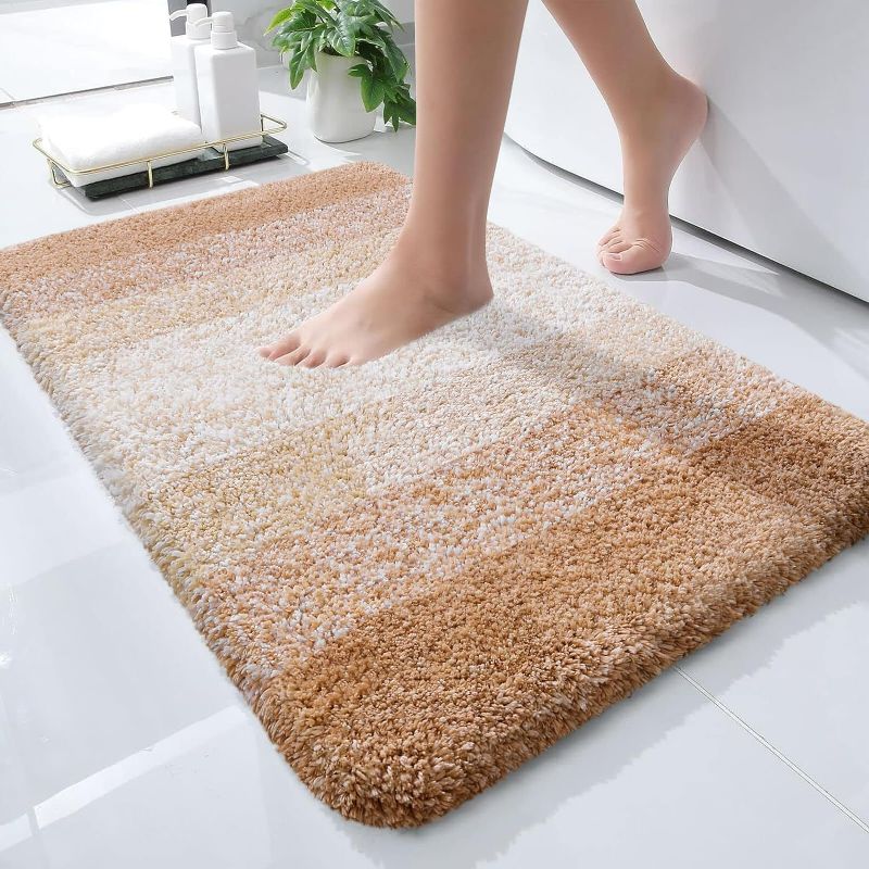 Photo 1 of (STOCK PHOTO FOR SAMPLE ONLY) - OLANLY Luxury Bathroom Rug Mat 30x20, Extra Soft and Absorbent Microfiber Bath