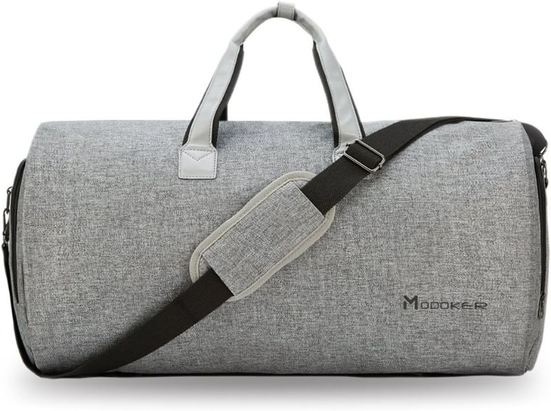 Photo 1 of Convertible Garment Bag with Shoulder Strap, Modoker - GREY 