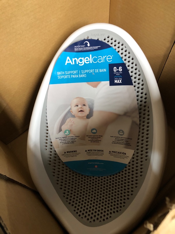 Photo 2 of Angelcare Baby Bath Support (Grey) | Ideal for Babies Less than 6 Months 