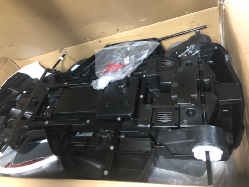 Photo 1 of ELEMARA Electric Go Kart for Kids, 12V 2WD Battery Powered Ride On Cars with Parent Remote Control for Boys Girls,Toy Gift Vehicle with 2 Speed,Safety Belt,Music for Age 3-8,UP to 70lbs, White