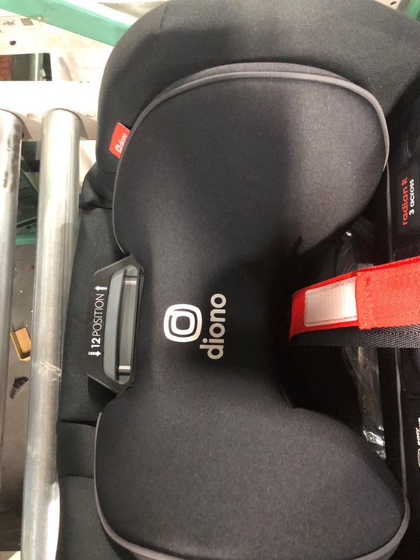 Photo 1 of Diono Radian 3R SafePlus, All-in-One Convertible Car Seat, Rear and Forward Facing, SafePlus Engineering, 10 Years 1 Car Seat, Slim Fit 3 Across, Black Jet Radian 3R SafePlus Fits 3 Across Black Jet