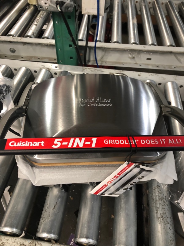 Photo 1 of **SEE NOTES**
Cuisinart Panini Press, Stainless Steel Griddler, Sandwich Maker & More, 5-IN-1, GR-4NP1

