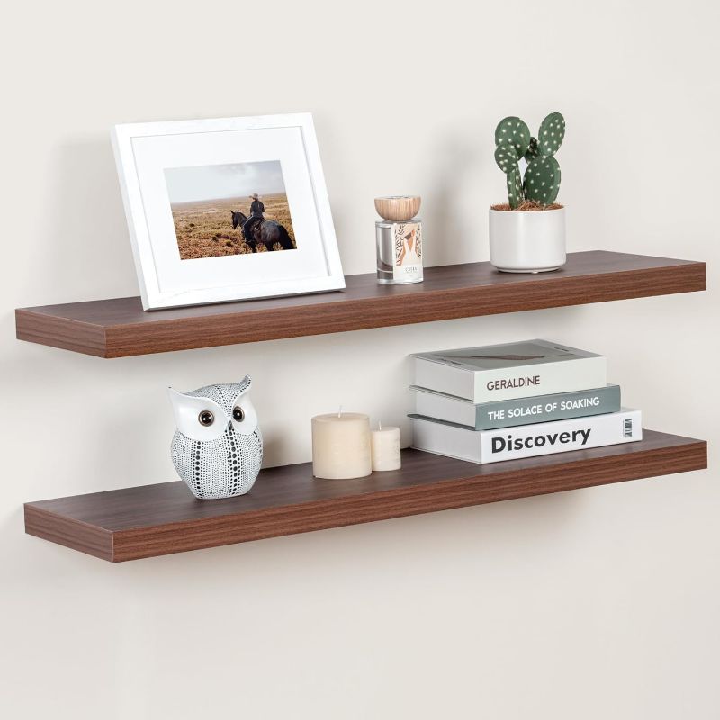 Photo 1 of ***STOCK PHOTO IS A REFERENCE ONLY***Floating Shelves, Walnut- Unknown Dimensions  