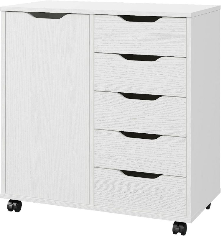 Photo 1 of ***stock photo***Panana 5-Drawer Chest with 1 Door, Wood