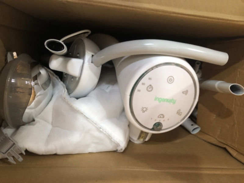 Photo 4 of **MISSING HARDWARE**
Ingenuity InLighten 5-Speed Baby Swing - Swivel Infant Seat, 5 Point Safety Harness, Nature Sounds, Lights - Van Elephant