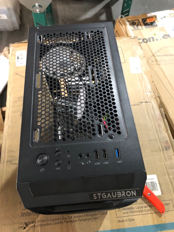 Photo 2 of STGAubron Gaming Desktop PC, Intel Core i7 3.4G up to 3.9G, 16G RAM, 512G SSD, Radeon RX 5700 8G GDDR6, 600M WiFi, BT 5.0, RGB Fan x 4, RGB Keyboard & Mouse & Mouse Pad, RGB BT Sound Bar, W10H64
