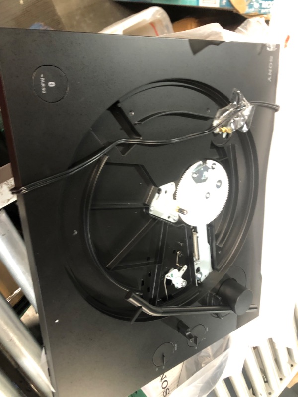 Photo 1 of Sony PS-LX310BT Belt Drive Turntable: Fully Automatic Wireless Vinyl Record Player with Bluetooth and USB Output Black