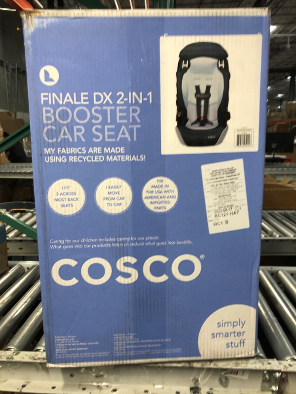 Photo 2 of Cosco Finale DX 2-in-1 Booster Car Seat, Forward Facing 40-100 lbs, Rainbow