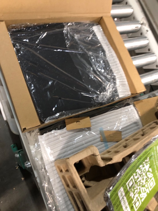 Photo 1 of GreenPan Elite 7-in-1 Multi-Function Contact Grill & Griddle, Healthy Ceramic Nonstick Aluminum, Two Sets of Grill & Waffle Plates, Adjustable Shade & Shear, Closed Press/Open Flat Surface, Blue Haze