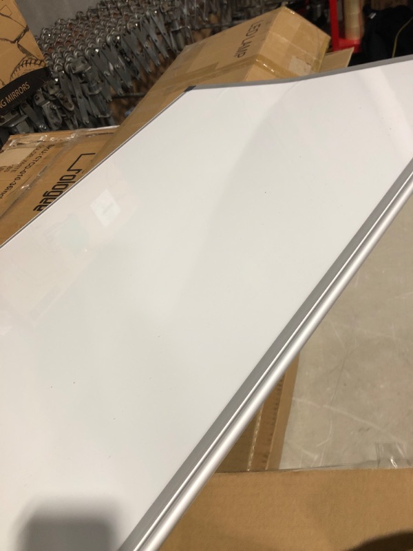 Photo 5 of * see images for damage * 
Amazon Basics Magnetic Dry Erase White Board, 36 x 24-Inch Whiteboard                                                                