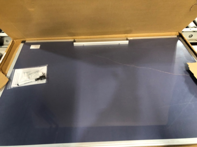 Photo 3 of * see images for damage * 
Amazon Basics Magnetic Dry Erase White Board, 36 x 24-Inch Whiteboard                                                                
