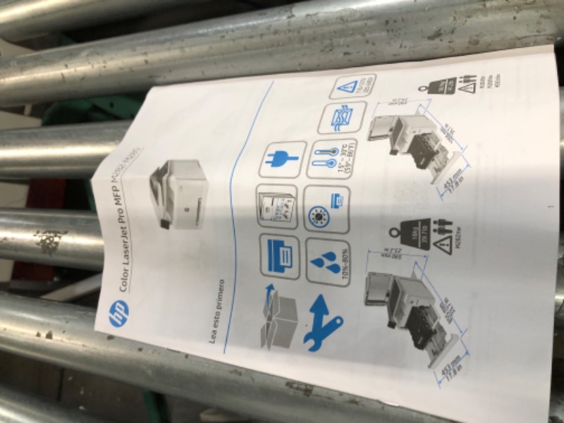 Photo 5 of **SEE NOTES/FOR PARTS**
HP Color LaserJet Pro M283fdw Wireless All-in-One Laser Printer, Remote Mobile Print, Scan & Copy, Duplex Printing, Works with Alexa (7KW75A), White