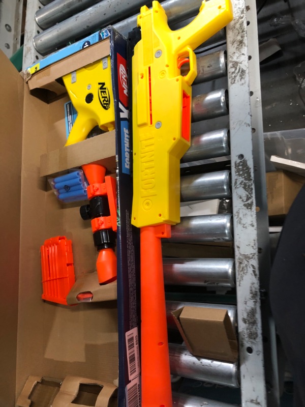 Photo 4 of NERF Fortnite BASR-L Bolt Action, Clip Fed Blaster - Includes Removable Scope, 6-Dart Clip and 12 Official Elite Darts