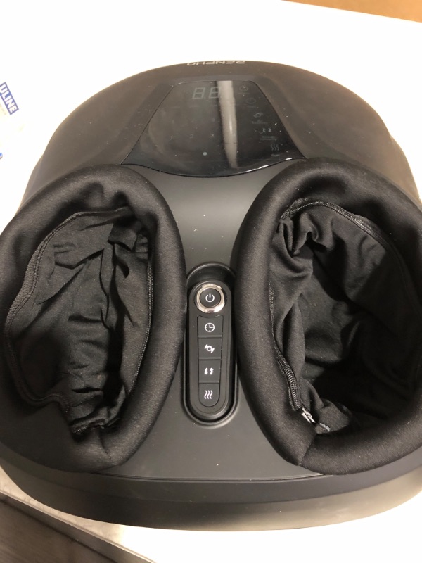 Photo 2 of * see all images * missing power cord *
RENPHO Shiatsu Foot Massager with Heat, Compact Foot Massager Machine