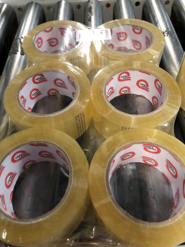 Photo 3 of Clear Packing Tape, 3 Inch Wide, 2.0mil Thickness, 110 Yard Per Roll [Pack of 6 Rolls] 6-Pack, 110Yd, 3inch