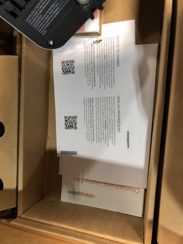 Photo 1 of ChargePoint Home Flex Electric Vehicle (EV) Charger, 16 to 50 Amp, 240V, Level 2 WiFi Enabled EVSE, UL Listed, ENERGY STAR, NEMA 14-50 Plug or Hardwired, Indoor / Outdoor, 23-foot cable , Black
