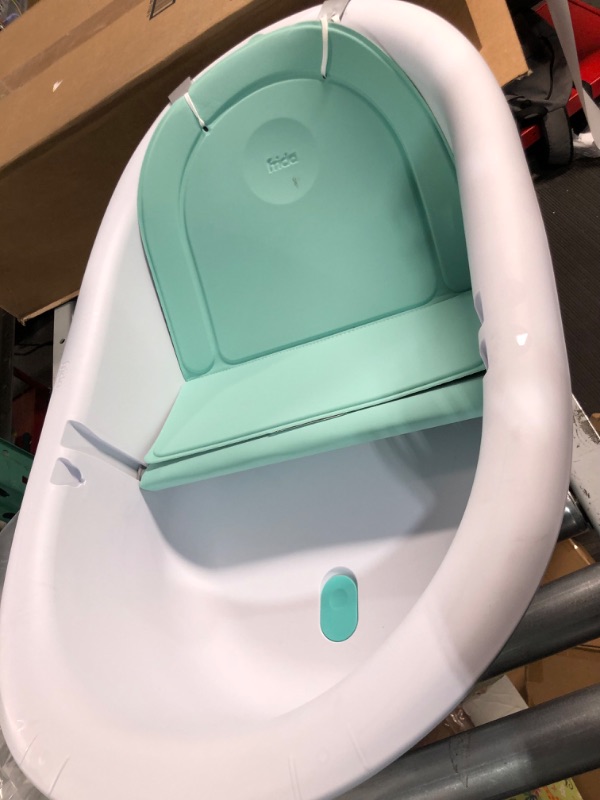 Photo 5 of 4-in-1 Grow-with-Me Bath Tub by Frida Baby Transforms Infant Bathtub to Toddler Bath Seat with Backrest for Assisted Sitting in Tub