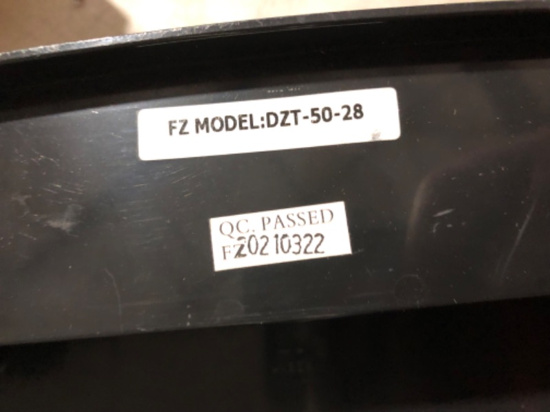 Photo 6 of ***USED - DIRTY - DENTED - MOTION SENSING FUNCTION DOESN'T WORK***
NINESTARS DZT-50-28 Automatic Touchless Motion Sensor Rectangular Trash Can, 13 Gal, Black Trim