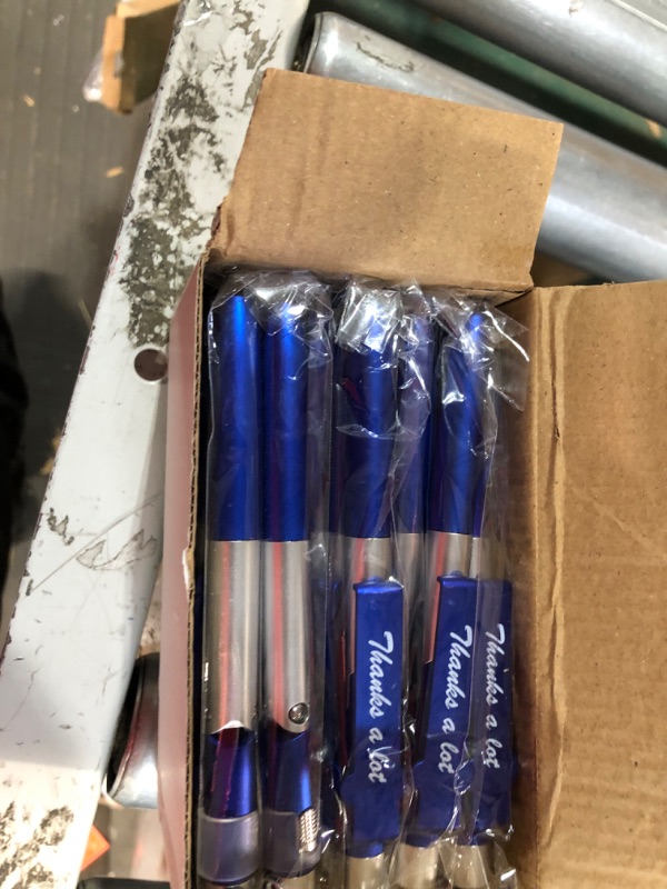 Photo 2 of niloeighteight pens, gift stylus pens for touch screens, Thank You a lot Motivational Messages, Ballpoint best gift 5 in 1,function light pens touch pen with, phone holder, (blue ink 25 pens)