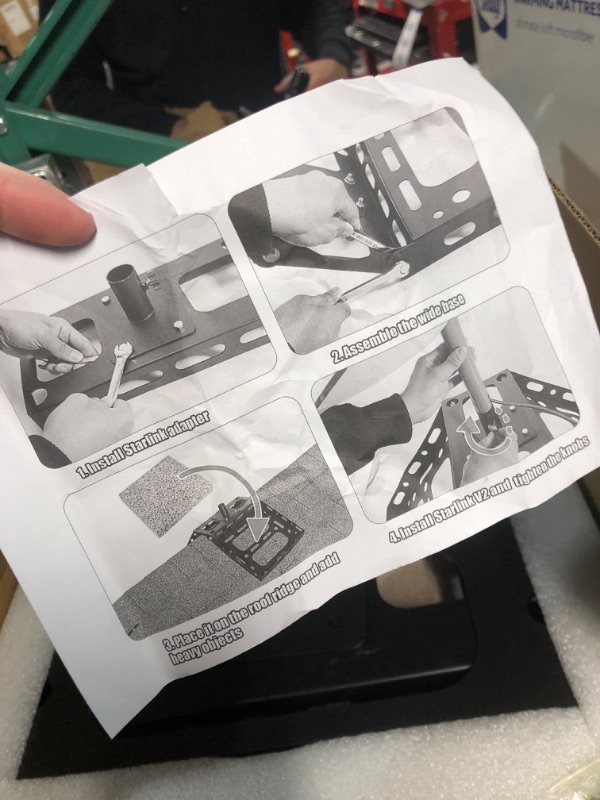 Photo 3 of Adjustable Starlink Roof Ridge Mount, Beciety Starlink Mounting Kit, Starlink Ridgeline Mount Kit for Starlink Internet Kit Satellite, with Starlink Mount Adapter, Star Link Pole Mount