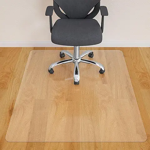 Photo 1 of HOMEK Office Chair Mat for Hardwood Floor, 46”x 60” Desk Chair Mat for Hard Floors