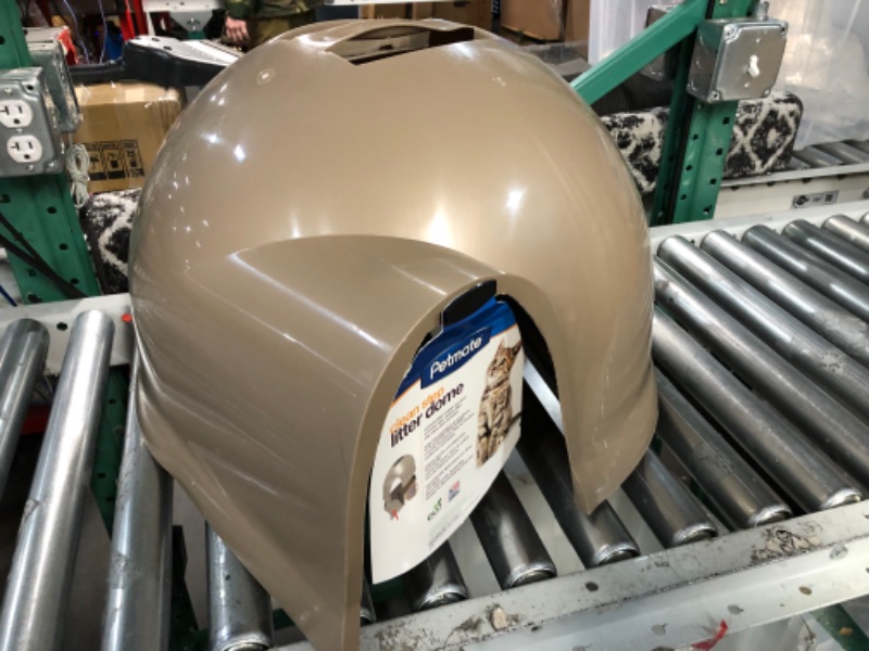 Photo 1 of **missing parts**Petmate Booda Clean Step Cat Litter Box Dome (Made in the USA with 95% Recycled Materials)- Titanium Cleanstep Litter Box Titanium