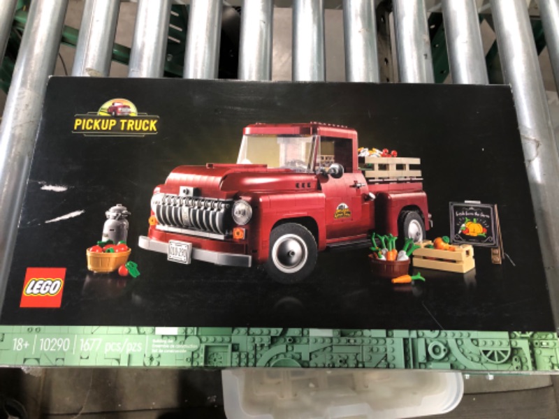 Photo 2 of LEGO Icons Pickup Truck 10290 Building Set for Adults (1677 Pieces) Standard Packaging