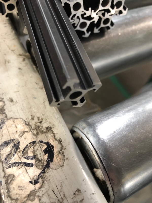 Photo 1 of 1515 T Slot Aluminum Extrusion for 3D Printer Parts and CNC DIY Black 1000mmX10 1000mm(39.4'') Black 10