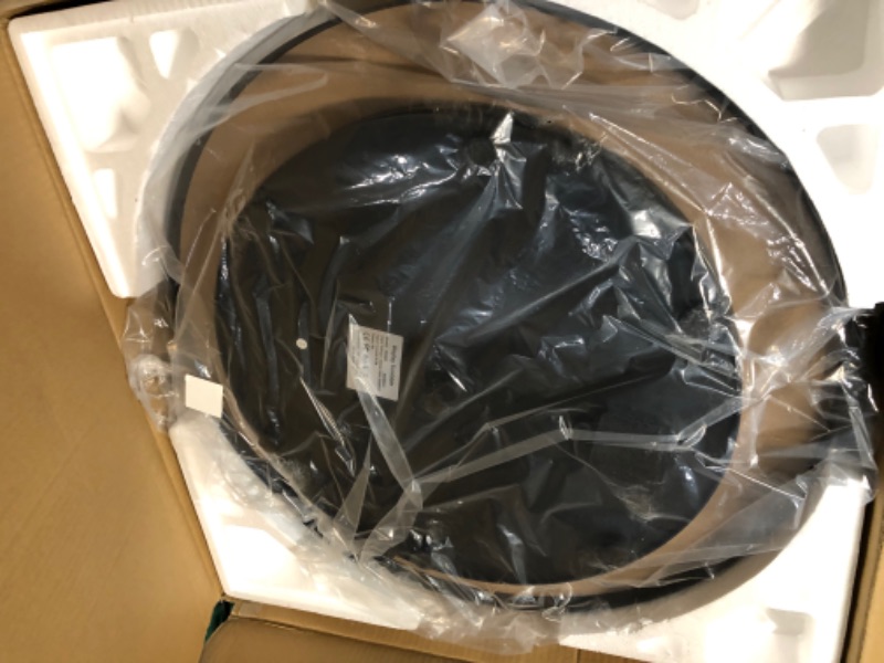 Photo 1 of Homend 110V Electric Motorized Rotating Turntable Display Stand, 88lb Load, 360 Degree Rotating in Either Direction, for Photography, Showcase (Black, 24inch/60cm) Black 24inch/60cm