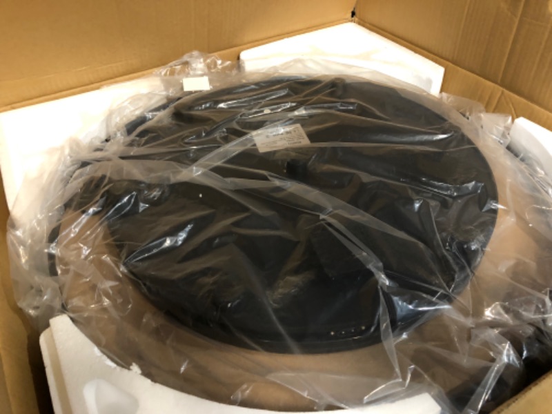 Photo 1 of Homend 110V Electric Motorized Rotating Turntable Display Stand, 88lb Load, 360 Degree Rotating in Either Direction, for Photography, Showcase (Black, 24inch/60cm) Black 24inch/60cm