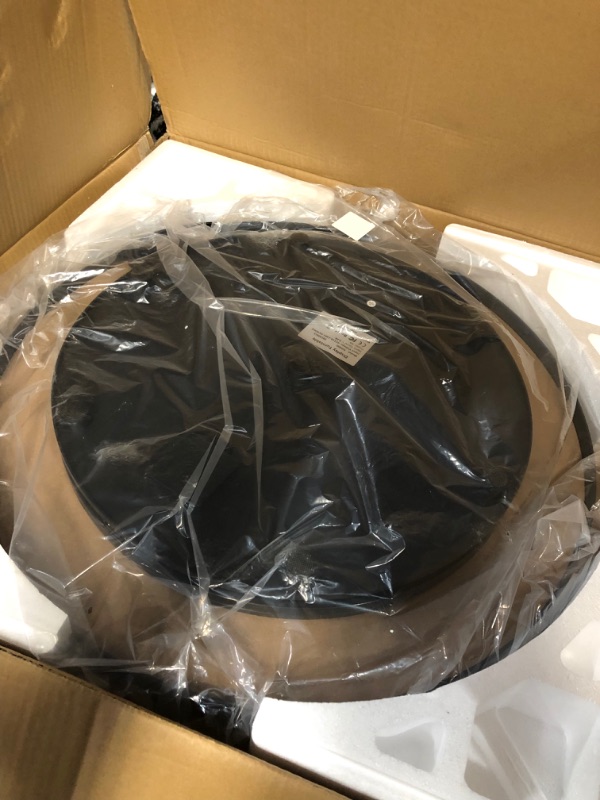 Photo 1 of Homend 110V Electric Motorized Rotating Turntable Display Stand, 88lb Load, 360 Degree Rotating in Either Direction, for Photography, Showcase (Black, 24inch/60cm) Black 24inch/60cm