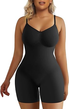 Photo 1 of SHAPERX Shapewear for Women Tummy Control Bodysuit Butt Lifter Full Body Shaper One Piece