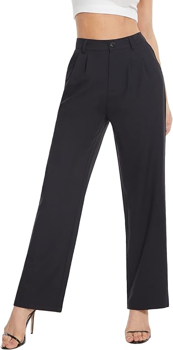 Photo 1 of Tapata Women Wide Leg Pants High Waisted Dress Trousers Casual SIZE 8