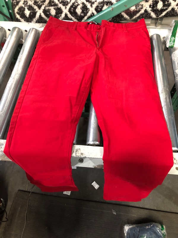 Photo 1 of RED PANTS 34X32