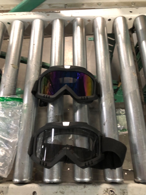 Photo 1 of Lievermo Dirt Bike Goggles, Motorcycle Goggles 2 Pack ATV Goggles