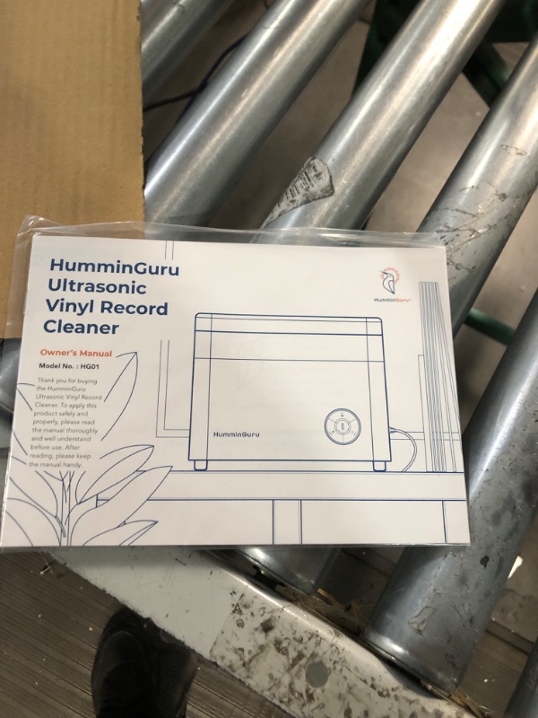 Photo 1 of HumminGuru Ultrasonic Vinyl Record Cleaner- 40kHz Ultrasonic Vinyl Record Cleaning Machine 