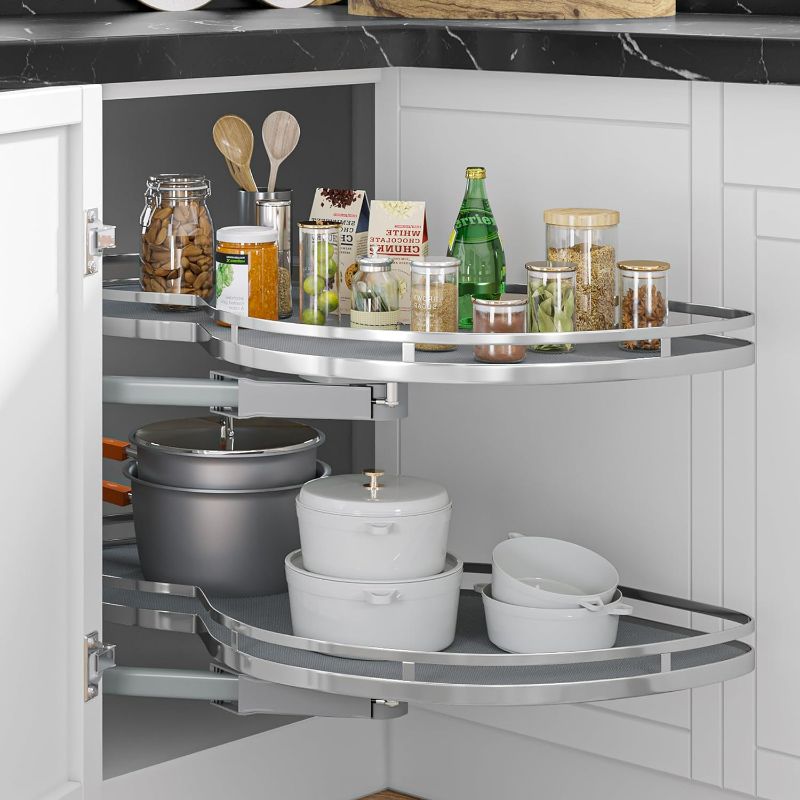 Photo 1 of (READ NOTES) YITAHOME Swing Right Blind Corner Kitchen Cabinet Pull Out Organizer for 36", 