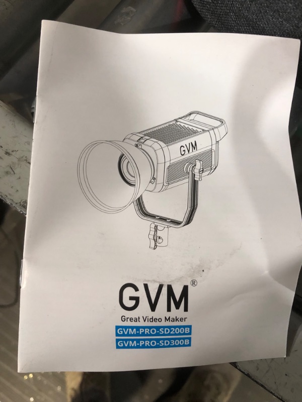 Photo 4 of GVM Photography Lighting 300W Bi-Color Studio Lights with 45°Standard Reflector 65700Lux@1m CCT 2700~6800K 12Lighting Scenes App Control LED Video Light